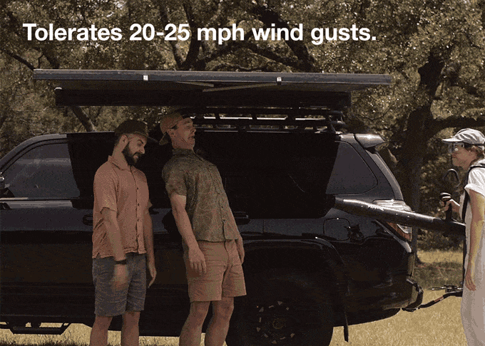 Funny Wind vs Awning Gif (and most awnings won’t take 25 mph gusts)